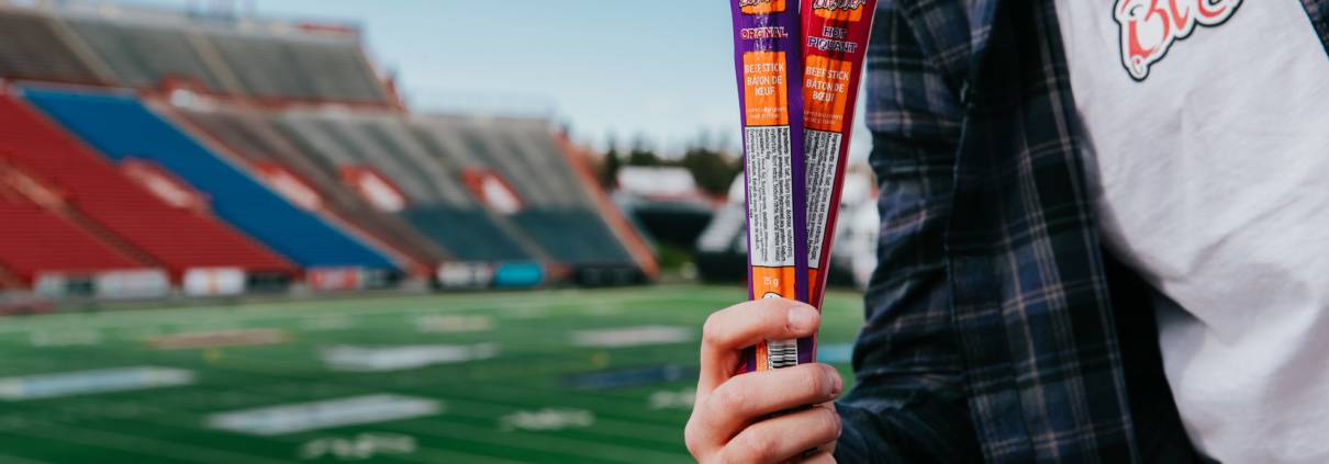 Big Chief Meat Snacks at McMahon Stadium