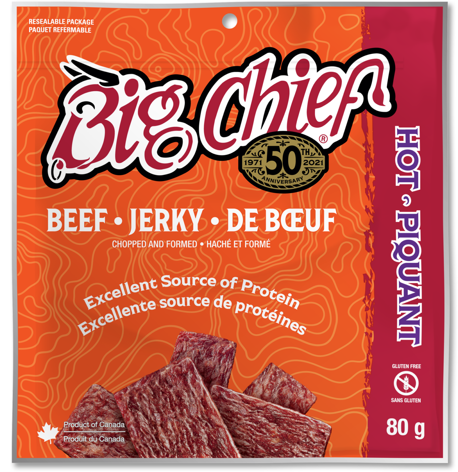Locally made Beef Jerky in Calgary, Alberta Big Chief Meat Snacks Inc.